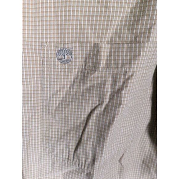 TIMBERLAND Short Sleeve Yellow Shirt Men’s Size Medium - Picture 4 of 7